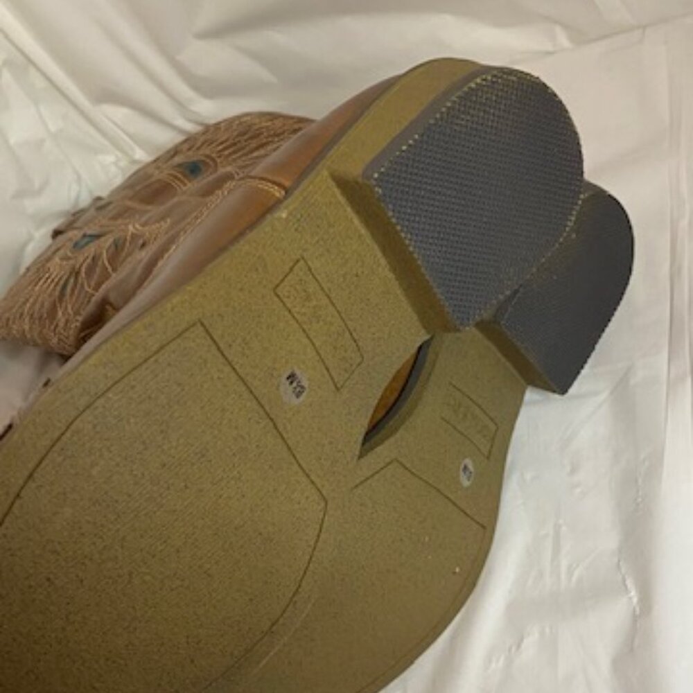 Coconuts Cowboy Women's Bandolero Brown Western Boots, size 8.5 M - Picture 8 of 8